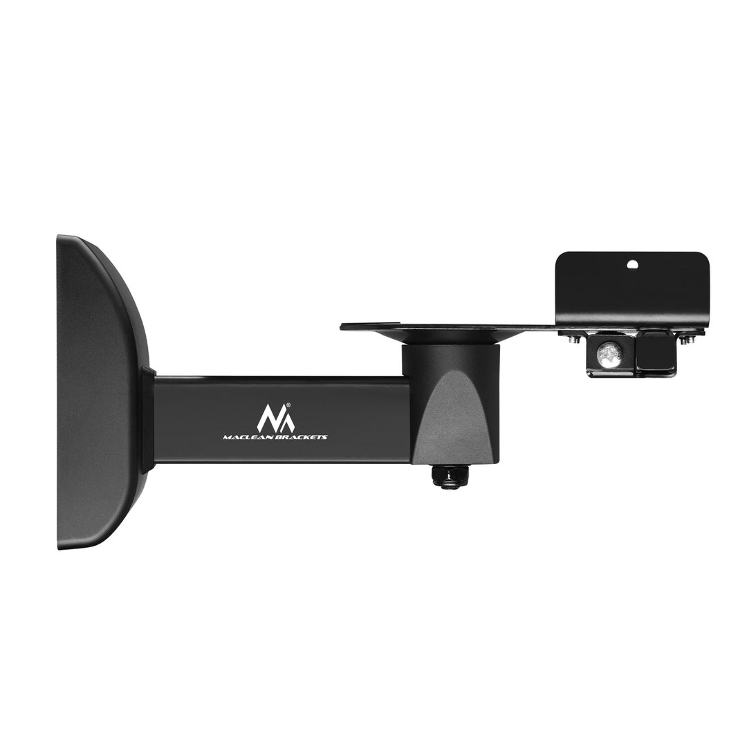 Set di supporti / ganci per altoparlanti Maclean, universale, regolabile in verticale da +8° a -8° e in orizzontale da +90° a -90°, max. 15 kg, MC-917