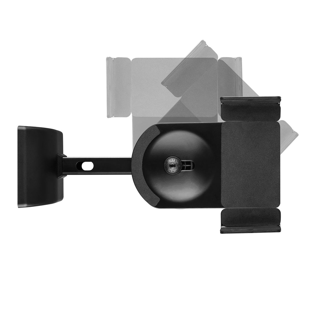 Set di supporti / ganci per altoparlanti Maclean, universale, regolabile in verticale da +8° a -8° e in orizzontale da +90° a -90°, max. 15 kg, MC-917