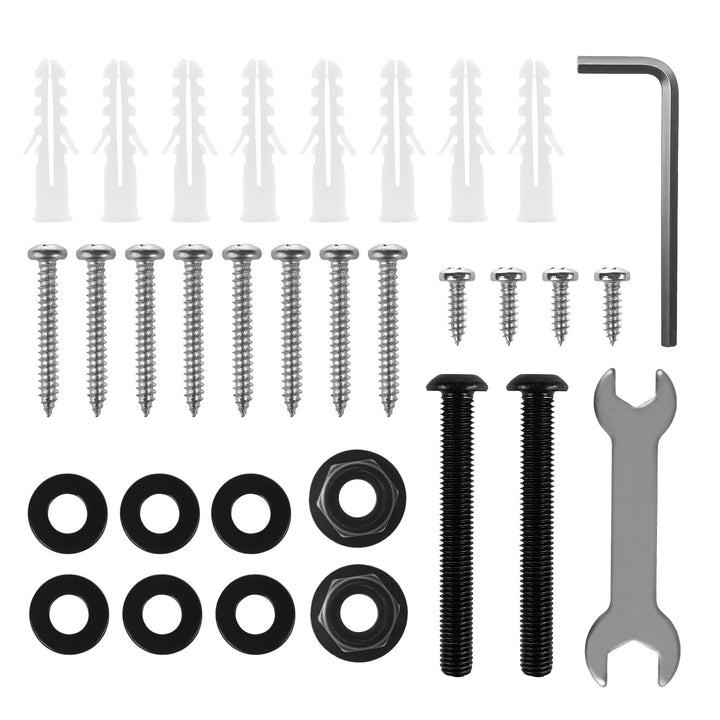 Set di supporti / ganci per altoparlanti Maclean, universale, regolabile in verticale da +8° a -8° e in orizzontale da +90° a -90°, max. 15 kg, MC-917