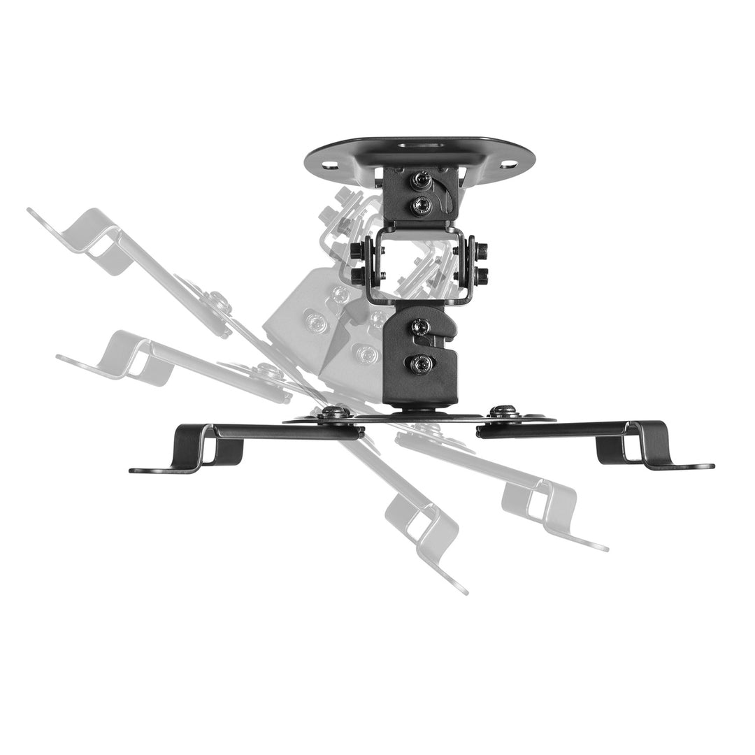 Supporto / gancio da soffitto per proiettore Maclean, 54~320 mm, fino a 13,5 kg, rotazione a 360 gradi MC-200 B