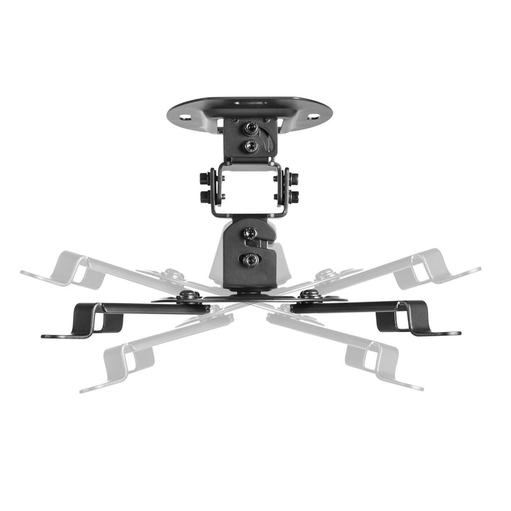 Supporto / gancio da soffitto per proiettore Maclean, 54~320 mm, fino a 13,5 kg, rotazione a 360 gradi MC-200 B