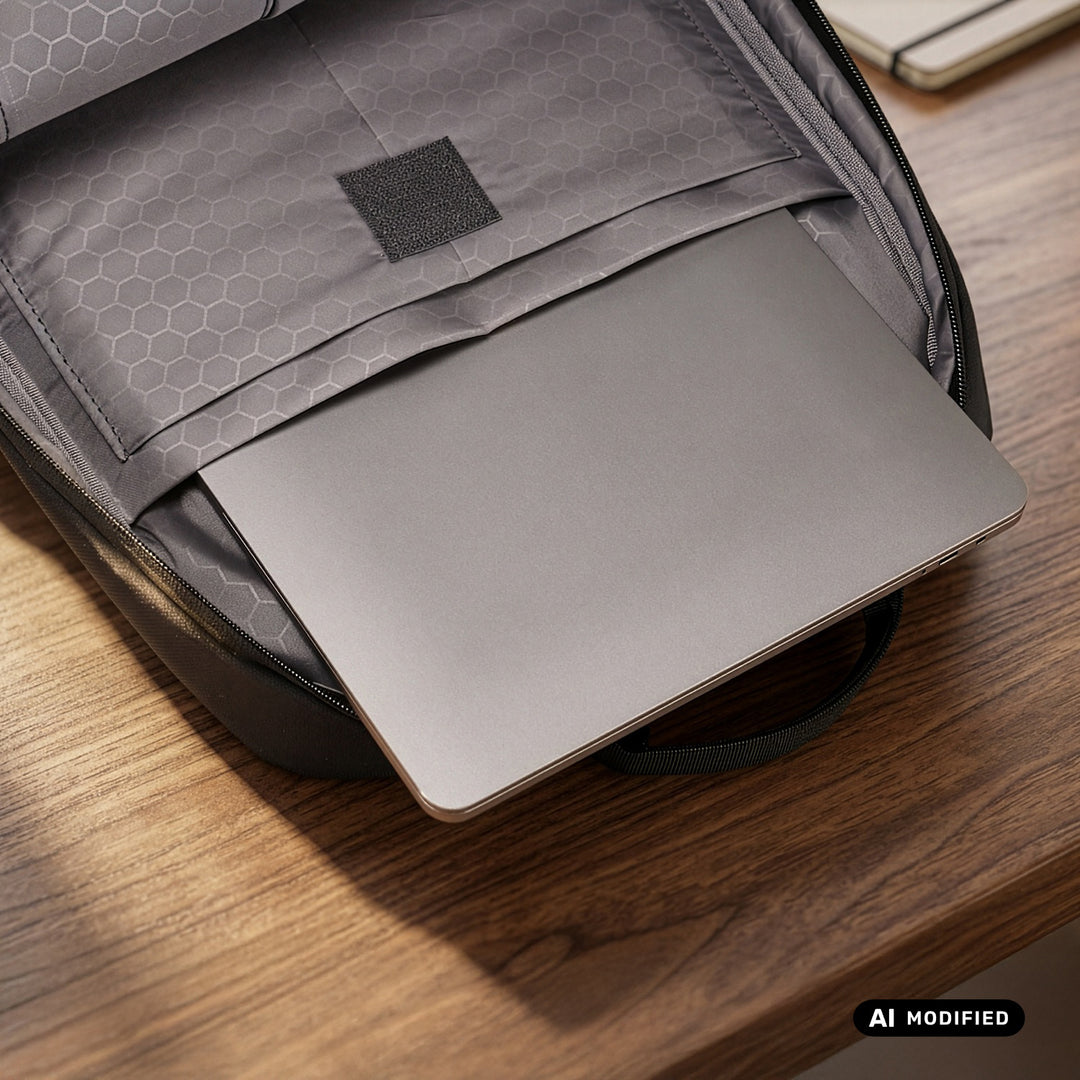 Zaino per laptop NanoRS, 15,6", nero, 41x29x4, impermeabile RS202 B