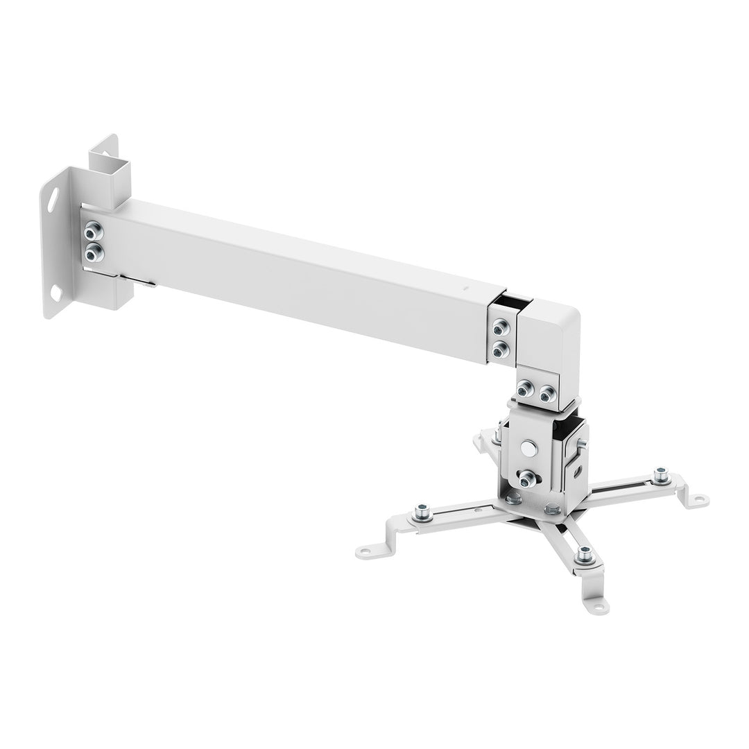 Supporto / gancio da parete per proiettore Maclean, bianco, fino a 20 kg, MC-205 W