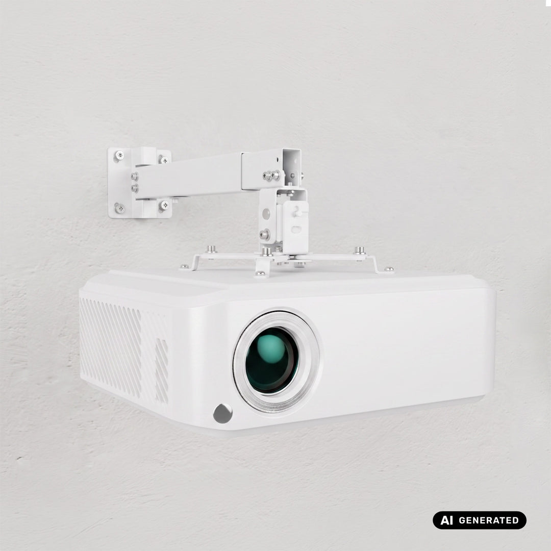 Supporto/gancio universale per proiettore Maclean, bianco, fino a 20 kg, MC-206 W