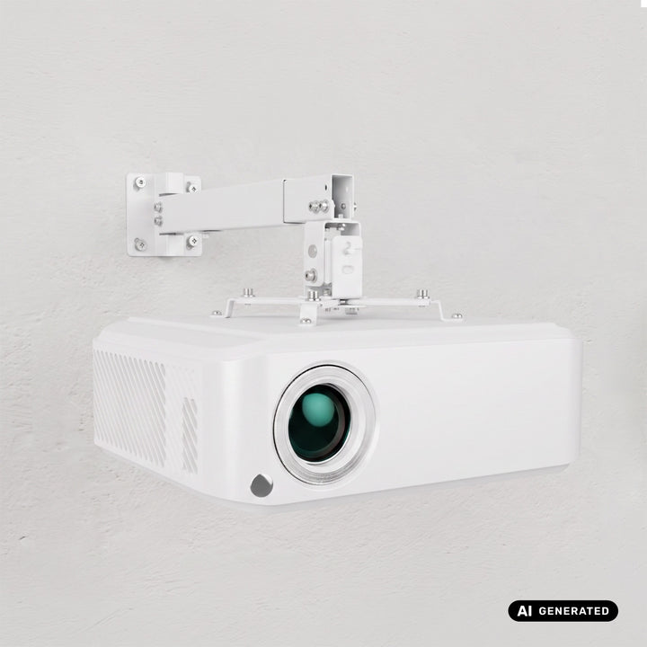 Supporto/gancio universale per proiettore Maclean, bianco, fino a 20 kg, MC-206 W