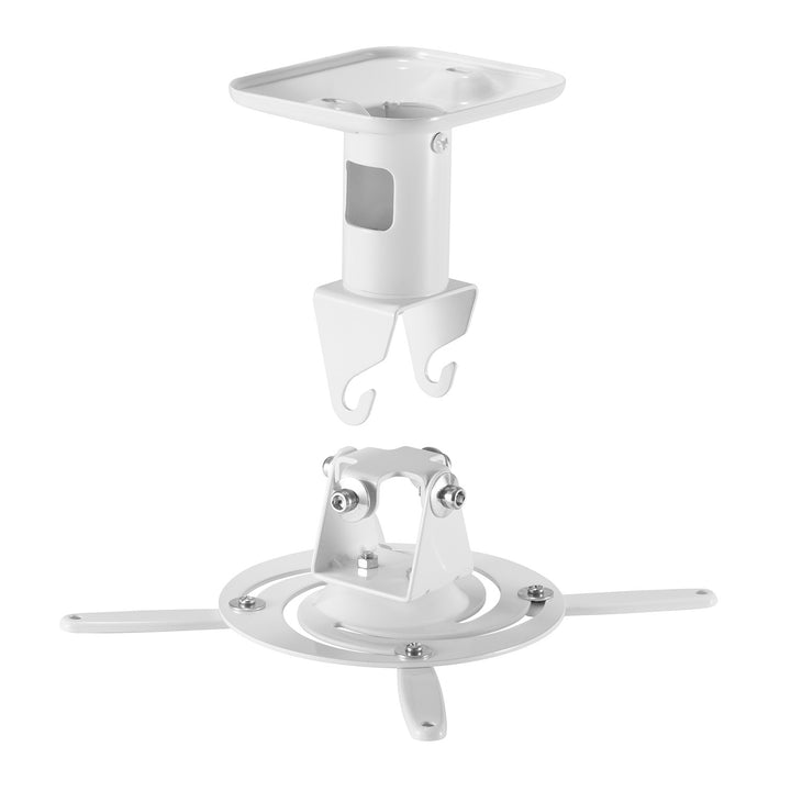 Supporto / gancio a soffitto per proiettore Maclean, in acciaio, 180~310 mm, fino a 15 kg, MC-208 W