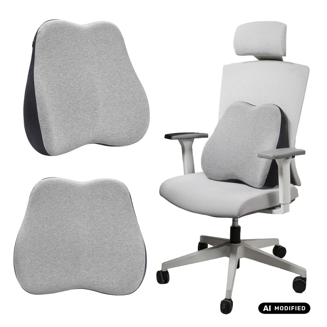 Cuscino lombare in schiuma a memoria di forma Promedix, 45x40x10 cm, PR-215