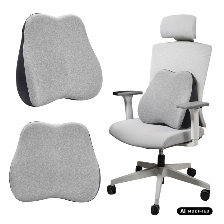 Cuscino lombare in schiuma a memoria di forma Promedix, 45x40x10 cm, PR-215