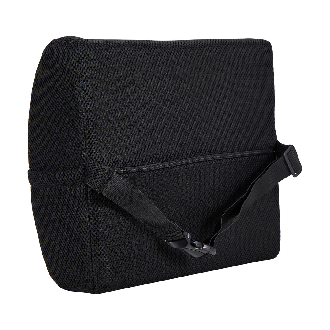 Cuscino lombare in schiuma a memoria di forma Promedix, 34x33x12 cm, densità della schiuma: 50D, PR-216