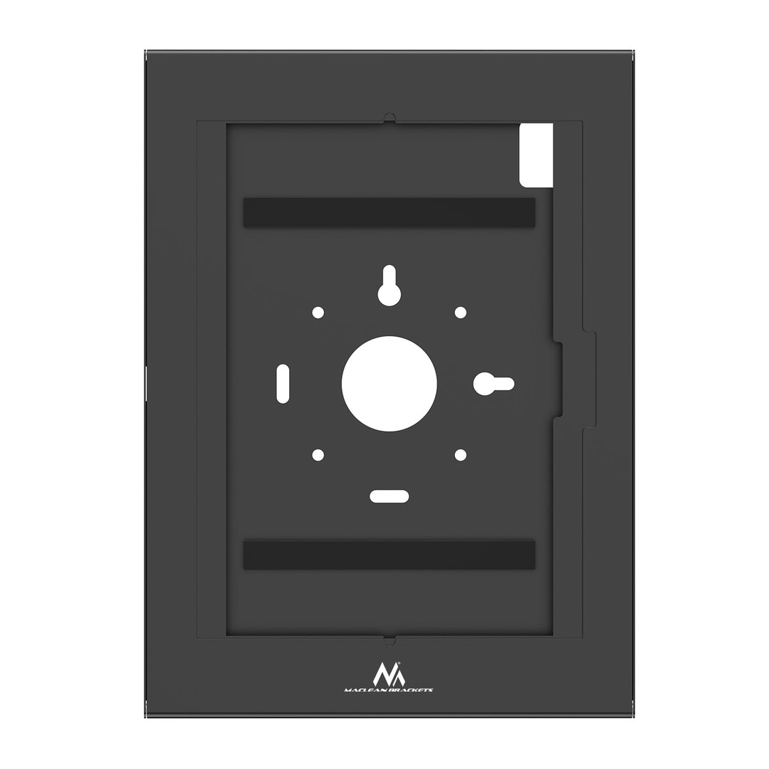 Supporto pubblicitario per tablet Maclean, con sistema di bloccaggio, 12,4"-13", iPad Air/Pro, Samsung Tab S10+/S9+/S8+/S7+, 257x350x22 mm, MC-950 B