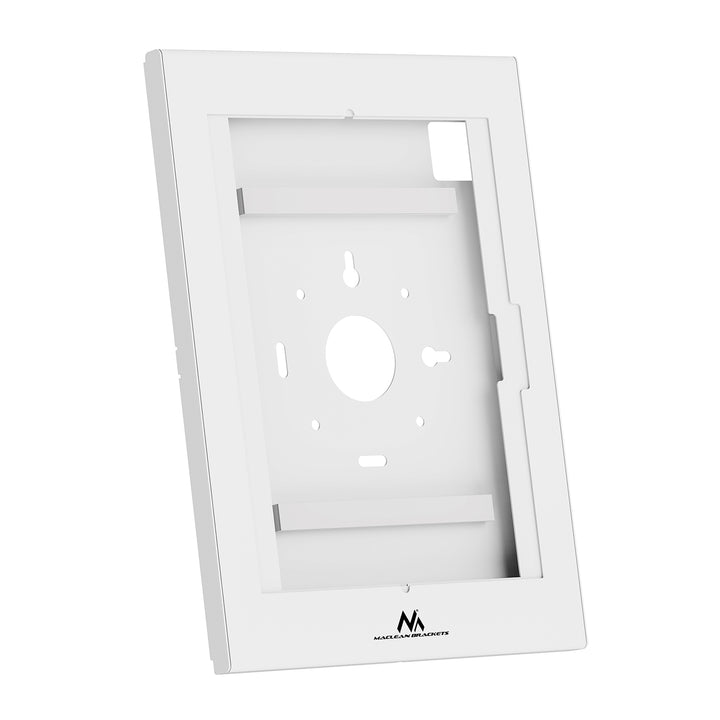 Supporto pubblicitario per tablet Maclean, con sistema di bloccaggio, 12,4"-13", iPad Air/Pro, Samsung Tab S10+/S9+/S8+/S7+, 257x350x22 mm, MC-950 W