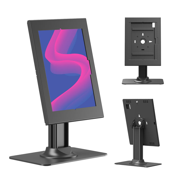 Supporto pubblicitario per tablet Maclean, con sistema di bloccaggio. 12,4"-13", iPad Air/Pro, Samsung Tab S10+/S9+/S8+/S7+, 257x350x22 mm, MC-958 B