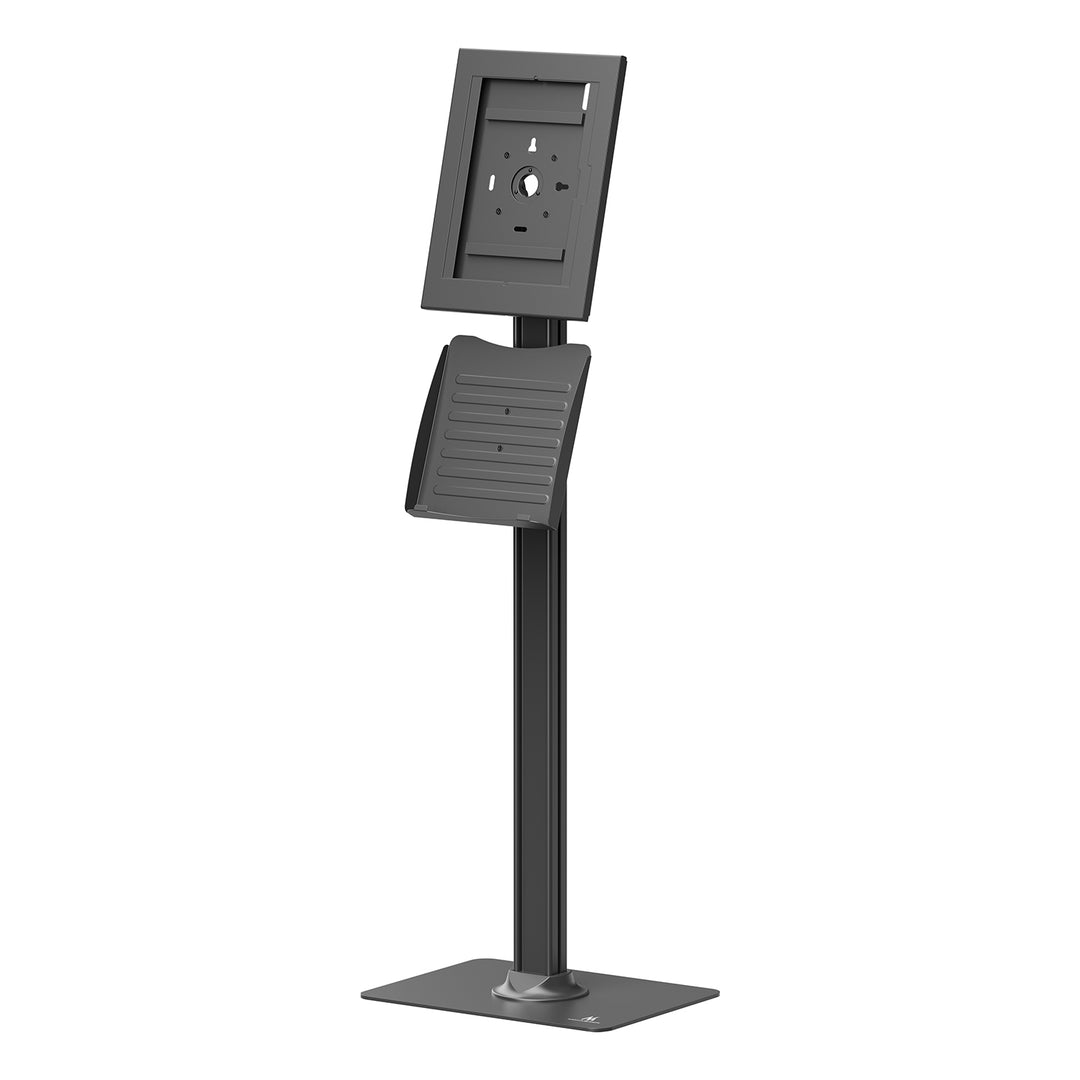 Supporto pubblicitario per tablet Maclean, con sistema di bloccaggio. 12,4"-13", iPad Air/Pro, Samsung Tab S10+/S9+/S8+/S7+, 257x350x22 mm, MC-924 B