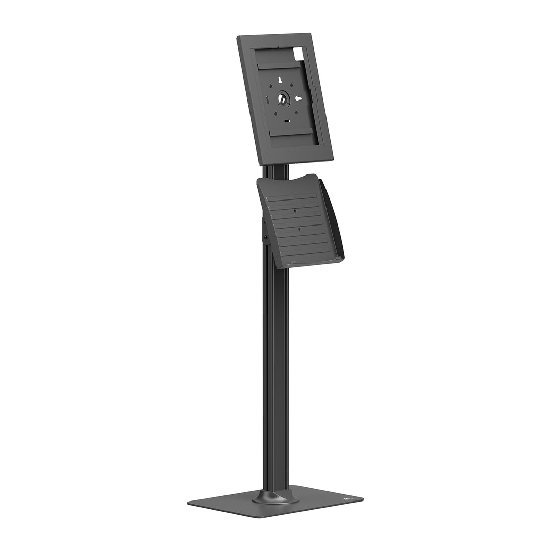Supporto pubblicitario per tablet Maclean, con sistema di bloccaggio. 12,4"-13", iPad Air/Pro, Samsung Tab S10+/S9+/S8+/S7+, 257x350x22 mm, MC-924 B