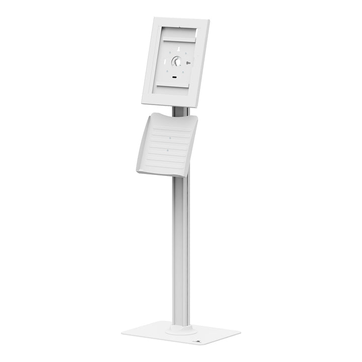 Supporto pubblicitario per tablet Maclean, con sistema di bloccaggio, 12,4"-13", iPad Air/Pro, Samsung Tab S10+/S9+/S8+/S7+, 257x350x22 mm, MC-924 W