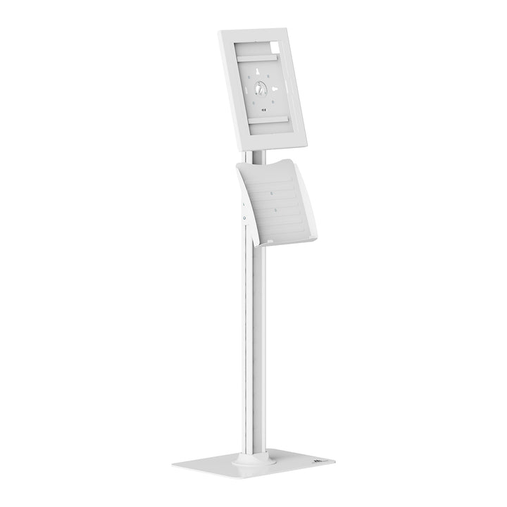 Supporto pubblicitario per tablet Maclean, con sistema di bloccaggio, 12,4"-13", iPad Air/Pro, Samsung Tab S10+/S9+/S8+/S7+, 257x350x22 mm, MC-924 W
