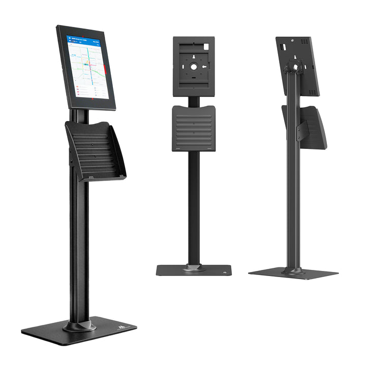 Supporto pubblicitario per tablet Maclean, con sistema di bloccaggio, 10,9"-11", iPad Air/Pro, Samsung Tab serie A e S, 220x323x22 mm, MC-960 B