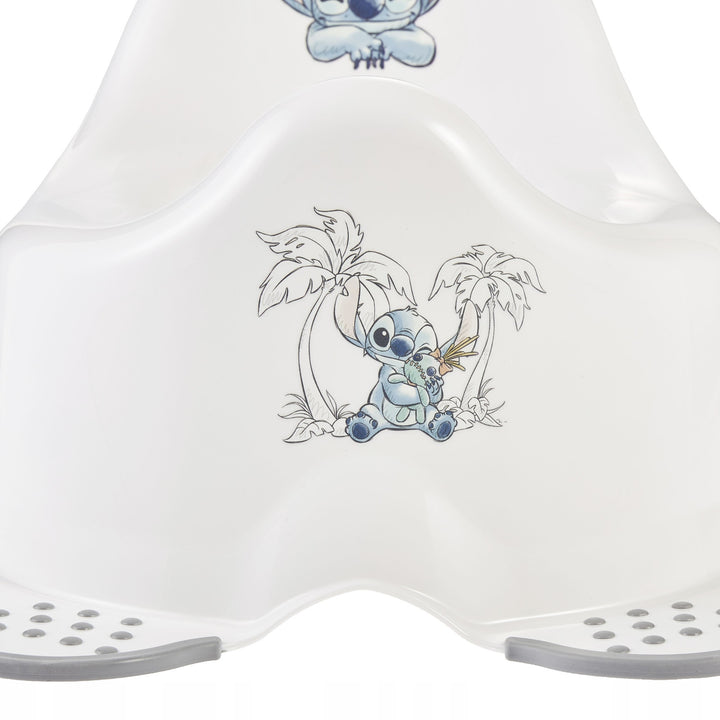 Pedana antiscivolo, a un gradino, max 80 kg + Coprisedile WC + Pottino Stitch