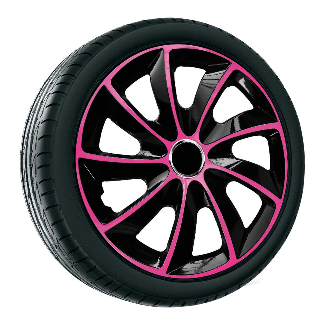 Coprimozzo universale 14'' NRM Stig Extra rosa-nero 1 pezzo