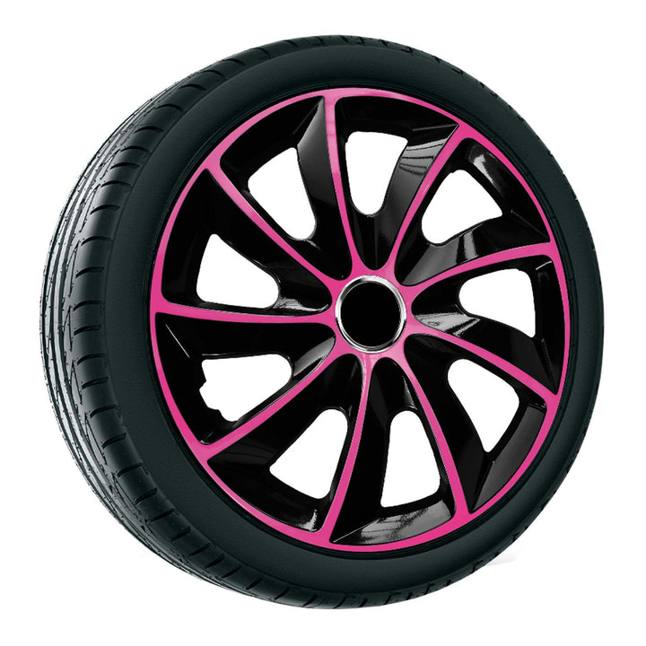 Coprimozzo universale 14'' NRM Stig Extra rosa-nero 1 pezzo