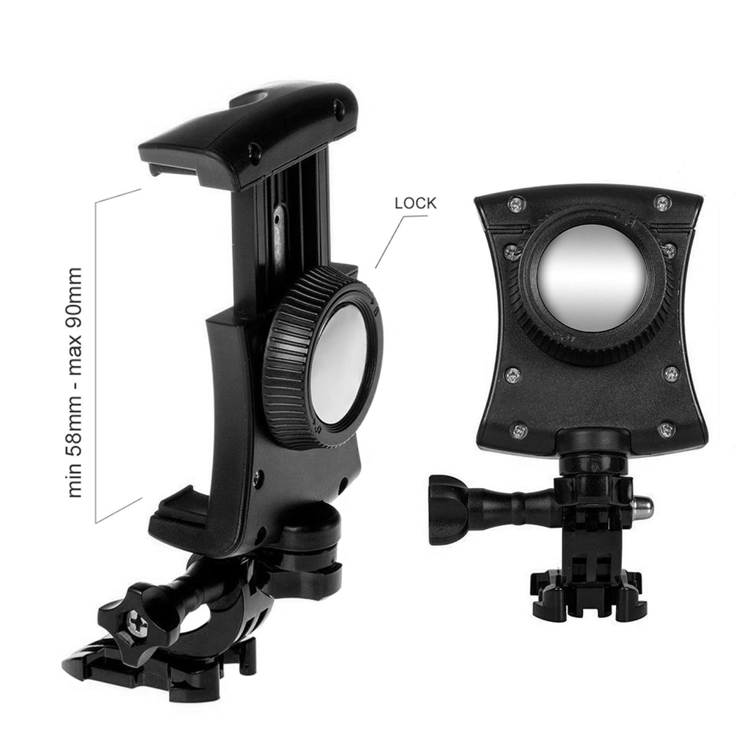 Zaino con segnalatore LED, telecomando, impermeabilità: telecomando IPx5, zaino IPX2 + bretelle sportive per telefono Maclean