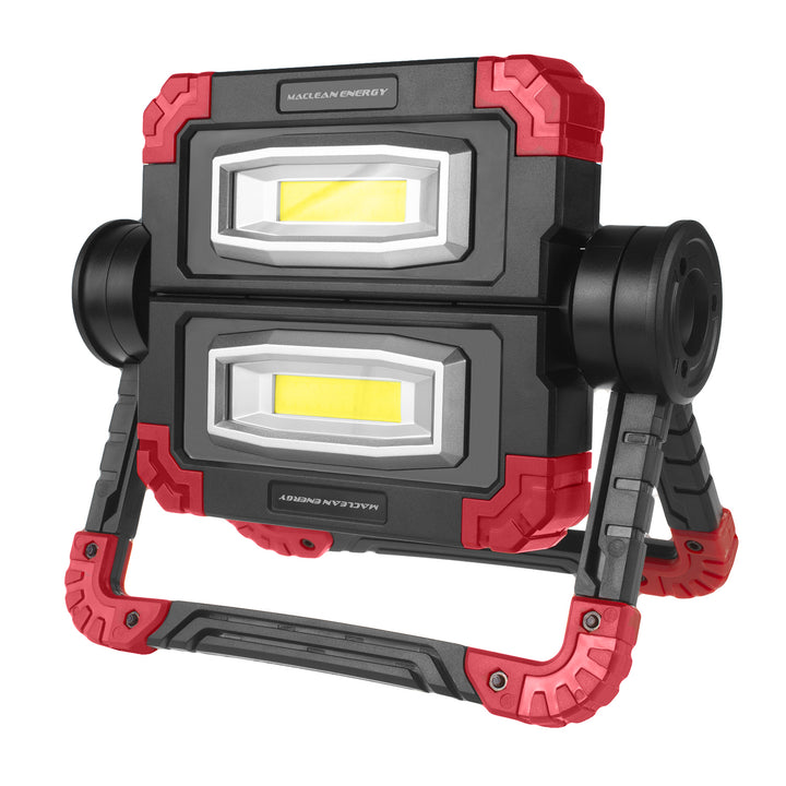 Lampada da lavoro LED COB Maclean, 300 lm, 3 modalità di illuminazione, temperatura di colore 6500K, MCE439 2 pezzi + 8 batterie Varta Industrial AA