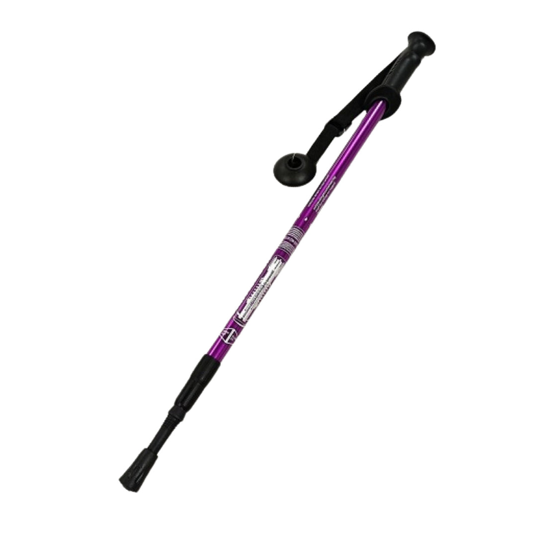 Bastoncini telescopici in alluminio per Nordic Walking 65-135 cm, viola