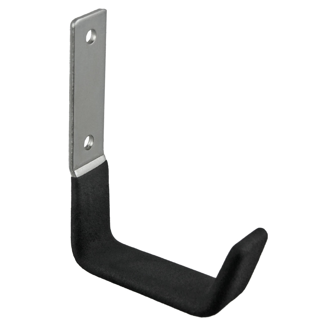 Supporto / gancio da parete Maclean, per pneumatici, ruote, scale, biciclette, in acciaio, carico massimo 15 kg, MC-435, 3 pezzi