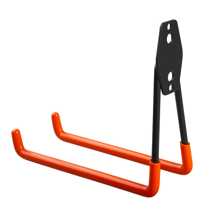 Supporto / gancio da parete Maclean, per pneumatici, attrezzi da giardino, scale, tubi, biciclette, carico massimo 25 kg, MC-444, 3 pezzi