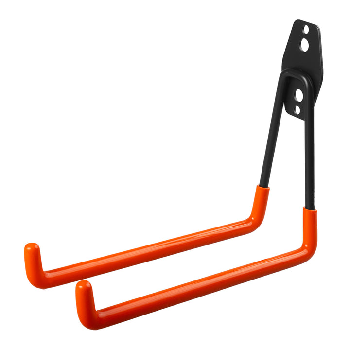 Supporto / gancio da parete Maclean, per pneumatici, attrezzi da giardino, scale, tubi, biciclette, carico massimo 25 kg, MC-444, 4 pezzi