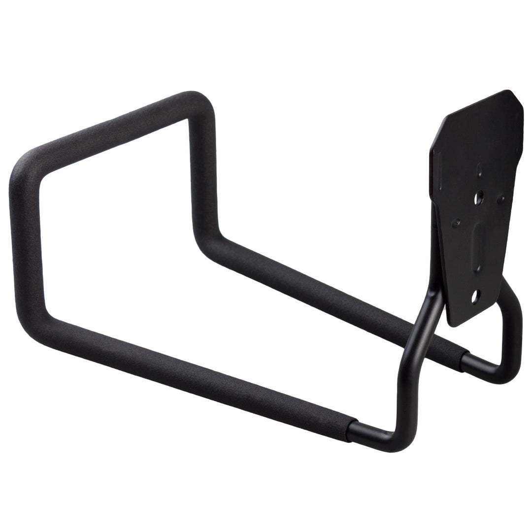 Supporto da parete per garage Maclean, per pneumatici, attrezzi da giardino, scale, tubi flessibili, biciclette, in acciaio, carico massimo 35 kg, MC-441, 3 pezzi