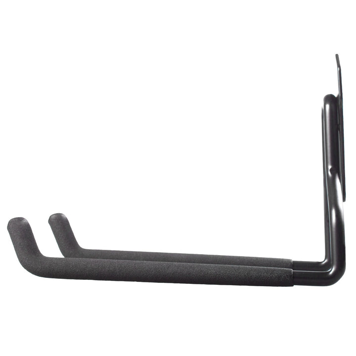 Supporto / gancio da parete Maclean, per pneumatici, attrezzi da giardino, scale, tubi flessibili, biciclette, in acciaio, carico massimo 35 kg, MC-440, 3 pezzi