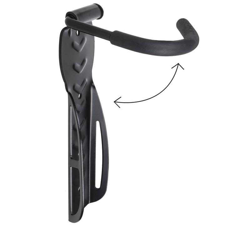 Supporto/gancio da parete per biciclette Maclean, verticale, acciaio, carico massimo 30 kg, MC-432, 4 pezzi