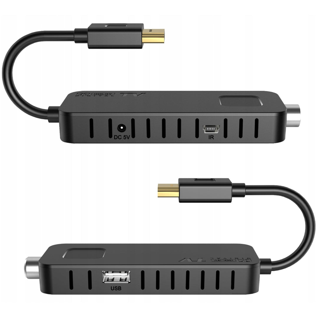 Sintonizzatore TV STICK DVB-T2 LTC, per la TV digitale terrestre, qualità Full HD 1080, funzione TIMESHIFT, LXDVB213M