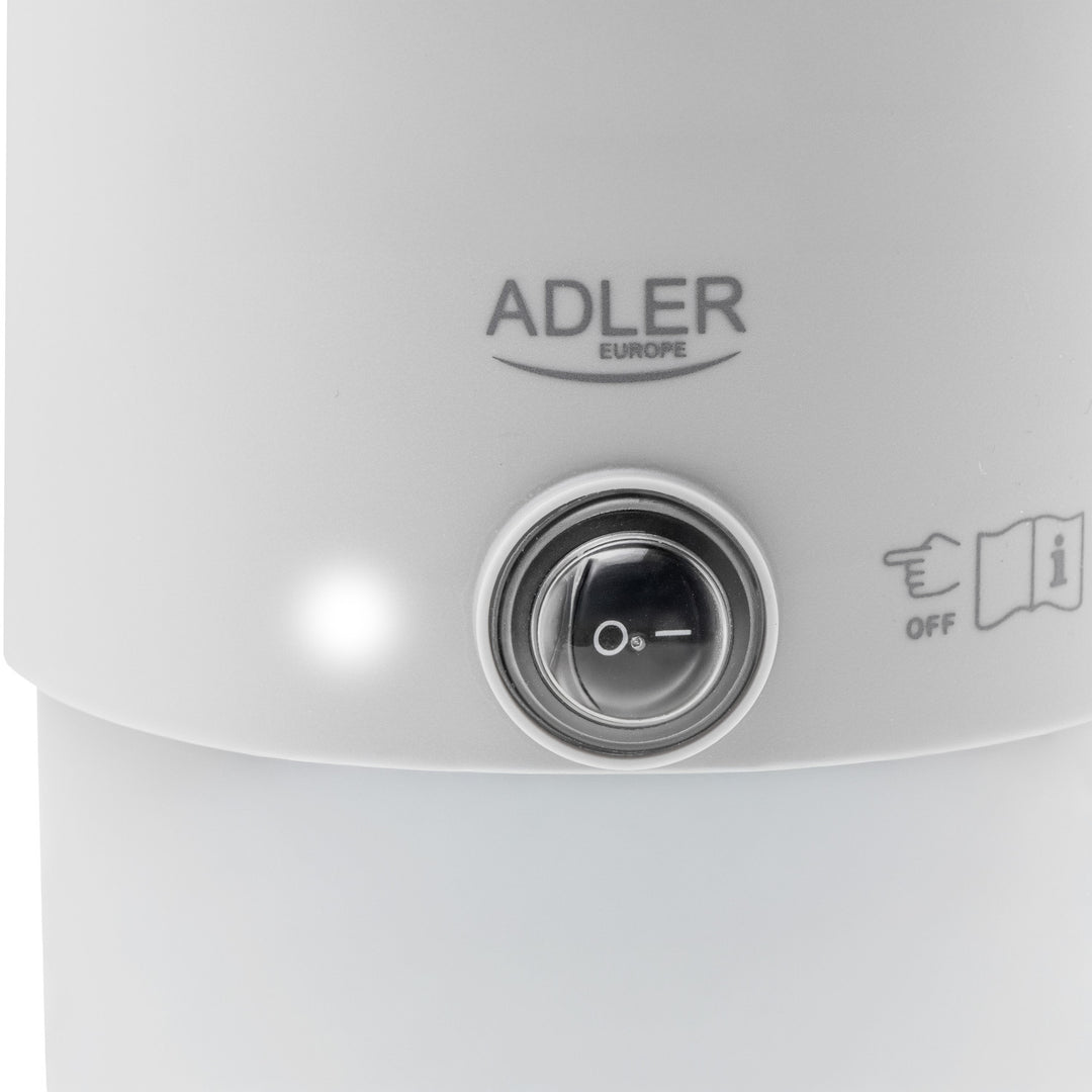 Bollitore elettrico Adler, da viaggio, doppia parete, capacità 0,8 l, potenza max. 650 W, grigio, AD 1388