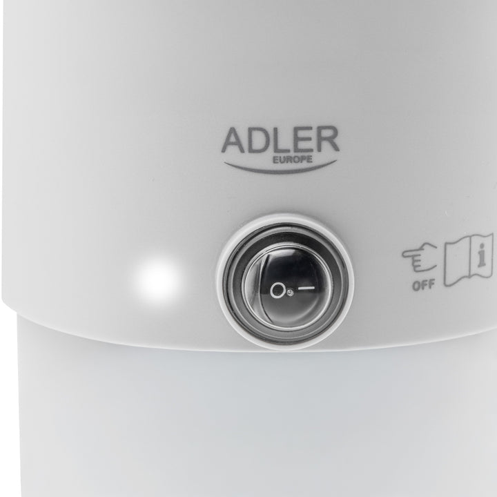 Bollitore elettrico Adler, da viaggio, doppia parete, capacità 0,8 l, potenza max. 650 W, grigio, AD 1388