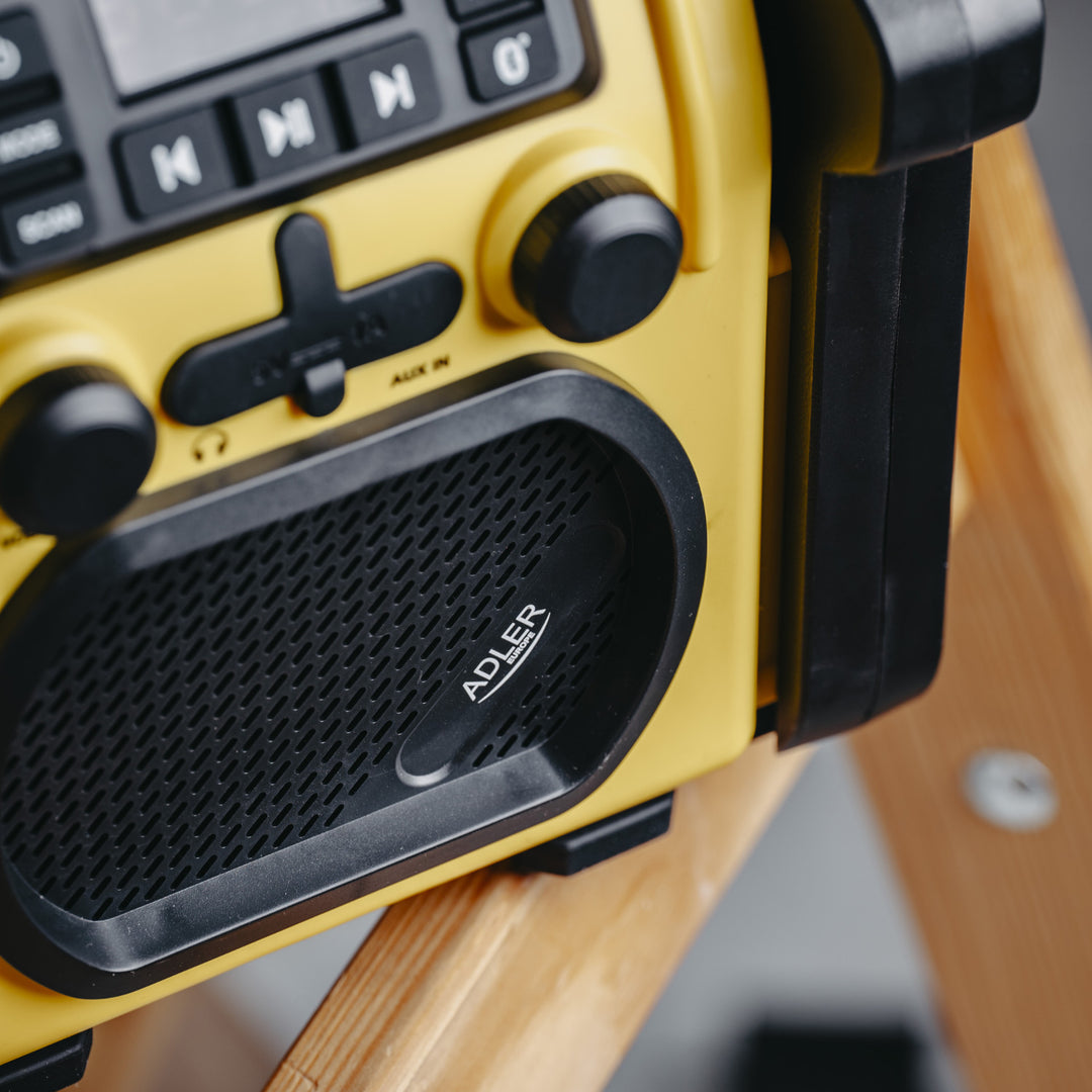 Radio da cantiere Adler, Bluetooth 5.1, IPX 54, potenza 10 W, AD 1911