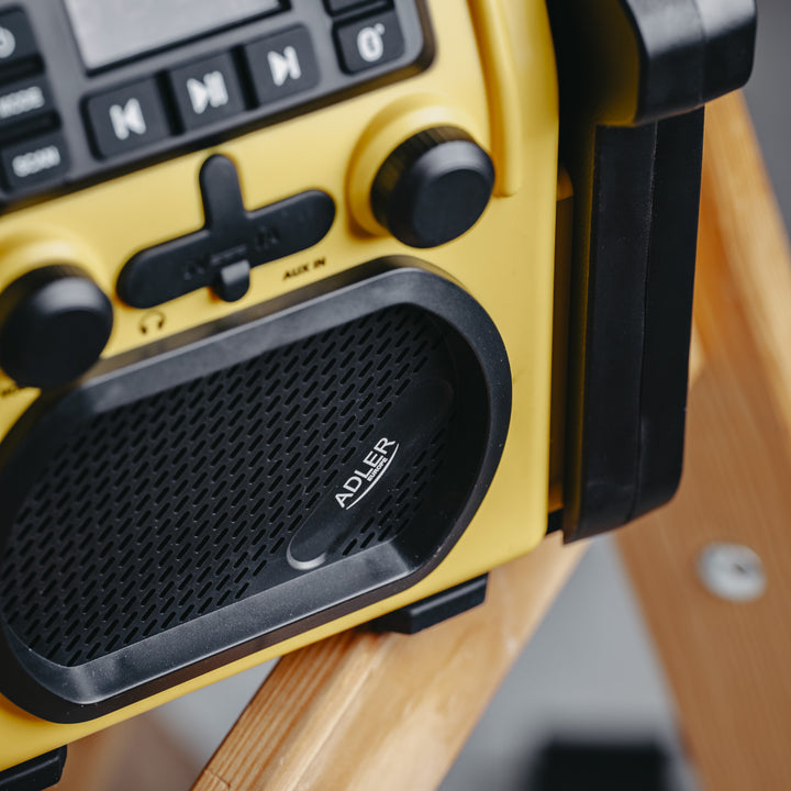 Radio da cantiere Adler, Bluetooth 5.1, IPX 54, potenza 10 W, AD 1911