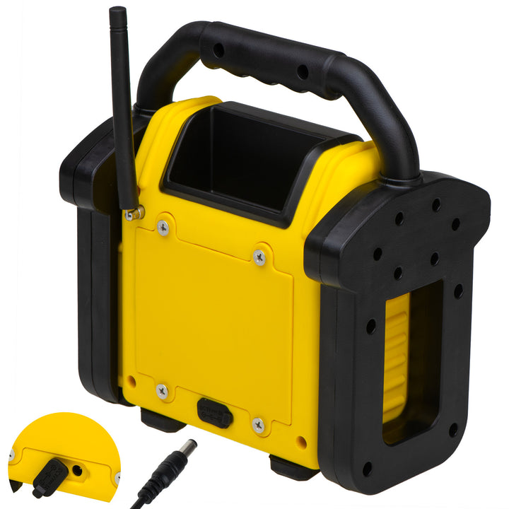 Radio da cantiere Adler, Bluetooth 5.1, IPX 54, potenza 10 W, AD 1911