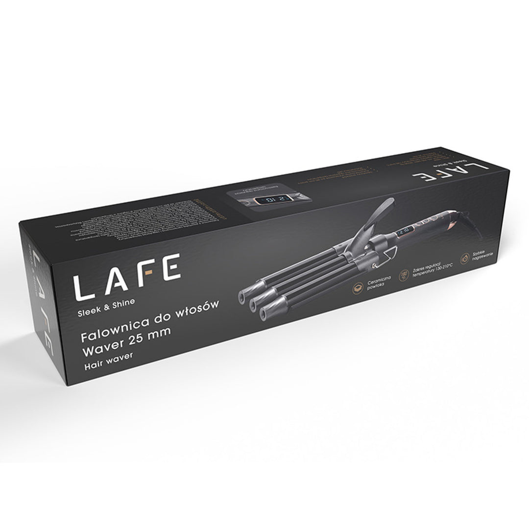 Arricciacapelli LAFE, diametro del riscaldatore 25 mm, potenza 105 W, Sleek & Shine Waver