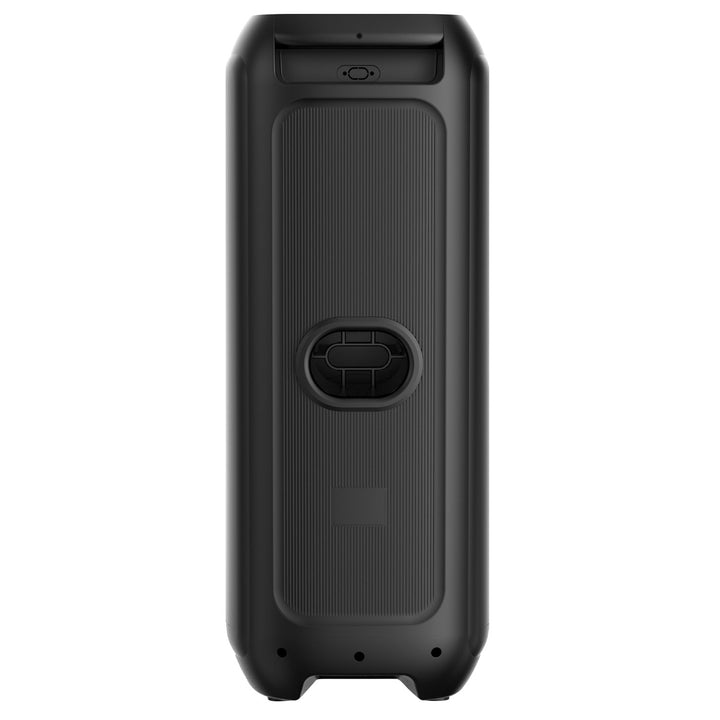 Grande altoparlante Bluetooth, 120 W RMS/1400 W PMPO, due altoparlanti da 8", equalizzatore, funzione karaoke, MP3/schede microSD, USB, AUX, BT 5.3+EDR, display, LED, batteria integrata, telecomando, MT3185