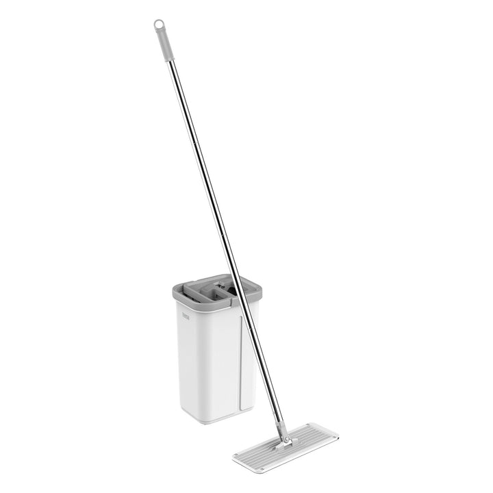 Mop piatto Teesa, secchio a doppia camera, capacità 5,7 l, New Clean R13, Teesa