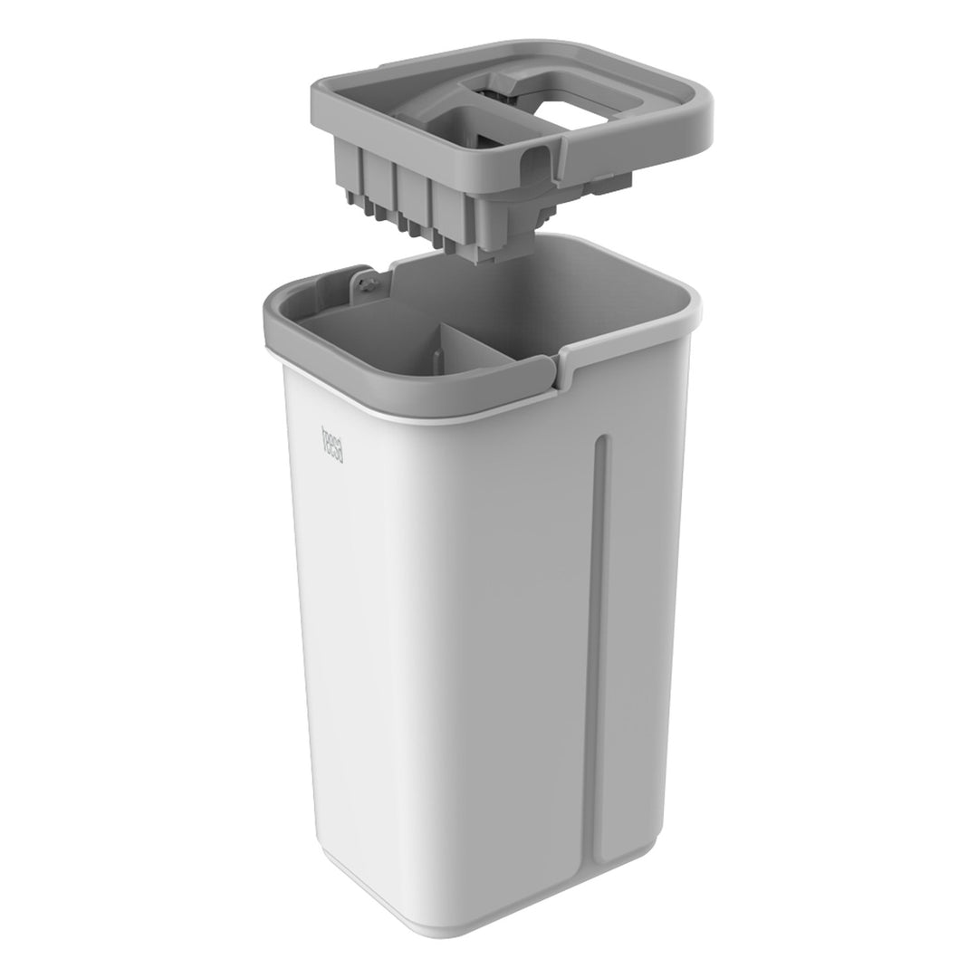 Mop piatto Teesa, secchio a doppia camera, capacità 5,7 l, New Clean R13, Teesa