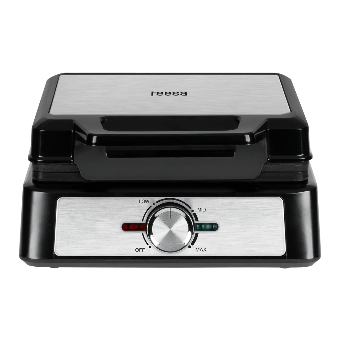 Gofriera Teesa, per 2 waffle, potenza 1600 W, regolazione della potenza, TSA3237