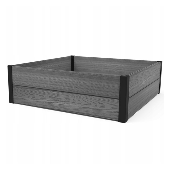 Bordo per giardino Keter Maple, plastica, colore grigio, dimensioni 106x106x32 cm, resistente alle intemperie, 249298