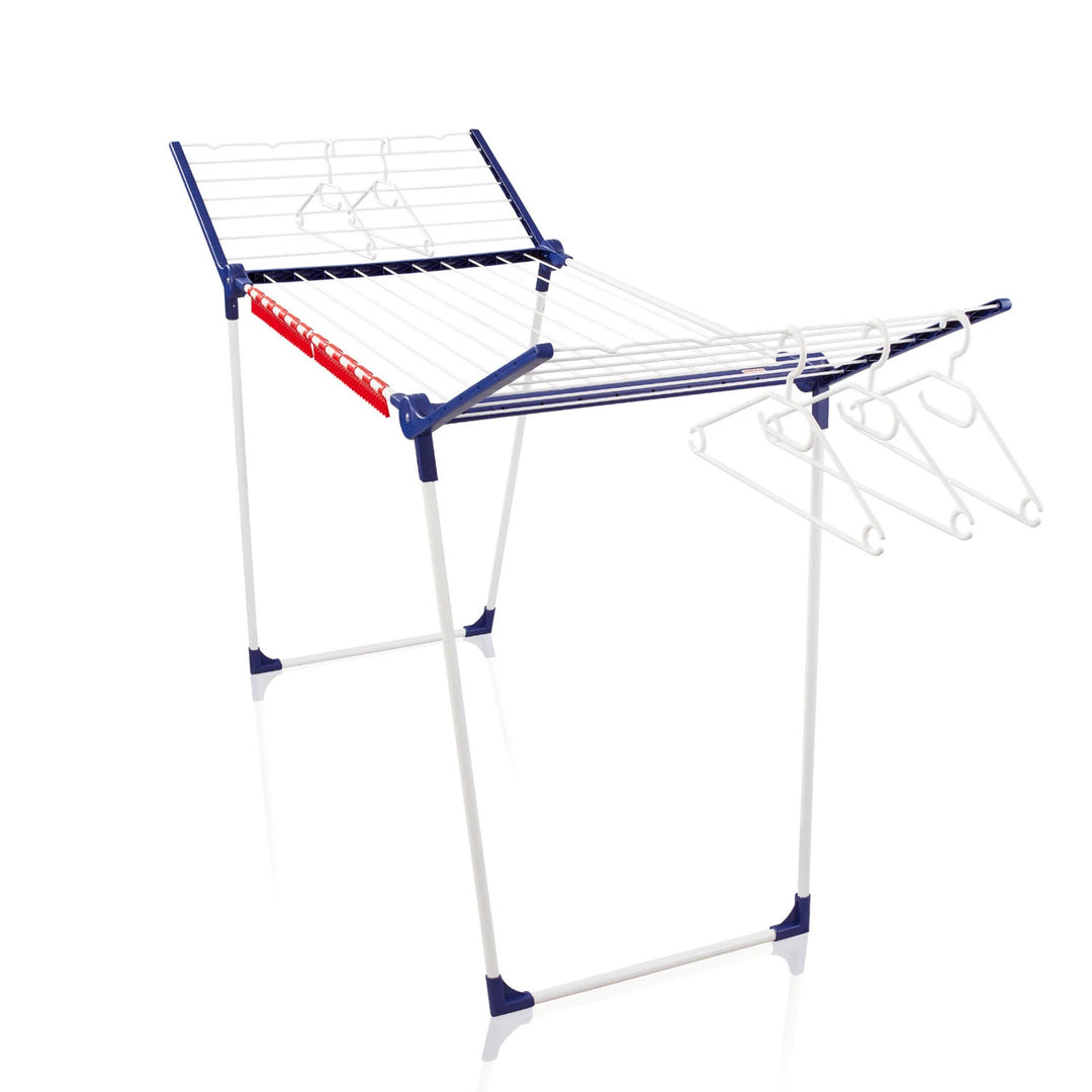 Stendibiancheria Pegasus 200 Solid Leifheit, lunghezza dei fili 20 m, gambe parallele stabili, resistente alle intemperie, 2 ganci per biancheria, 81520