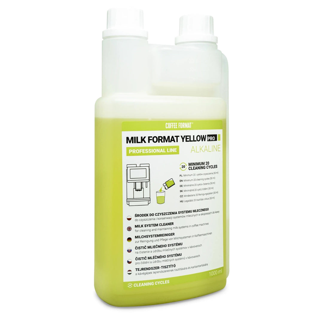 Detergente per il sistema latte 1 l, Coffee Format MILK FORMAT YELLOW PRO