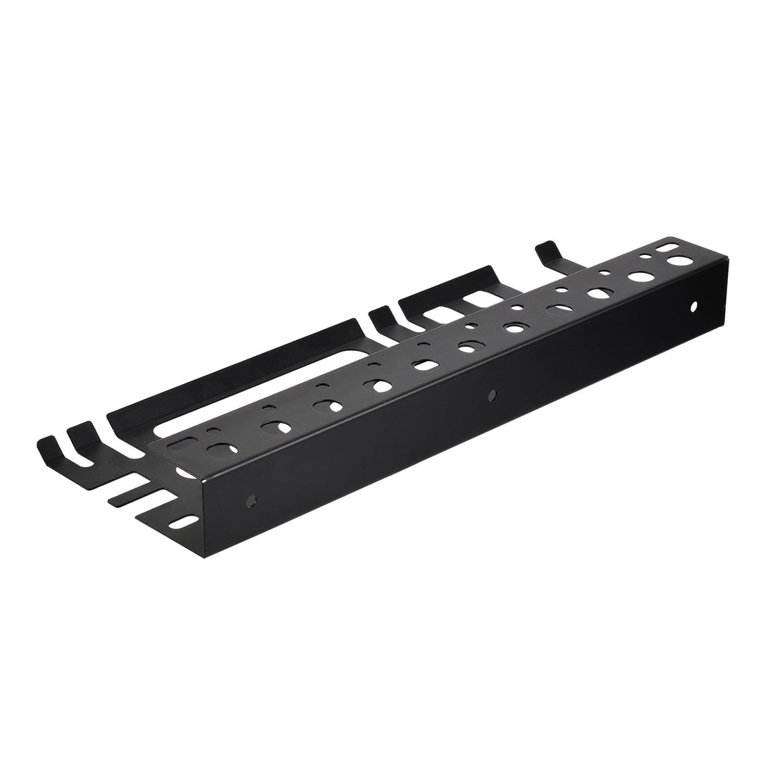 Organizer da parete / ripiano per attrezzi Maclean, nero, dimensioni 40x14,5x4,6 cm, max. 30 kg, MC-141