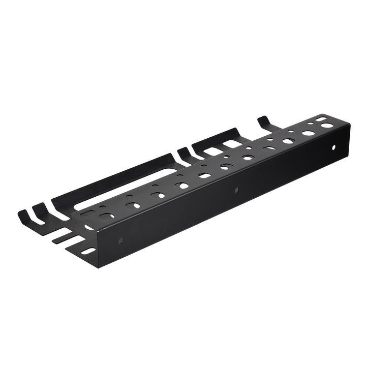 Organizer da parete / ripiano per attrezzi Maclean, nero, dimensioni 40x14,5x4,6 cm, max. 30 kg, MC-141