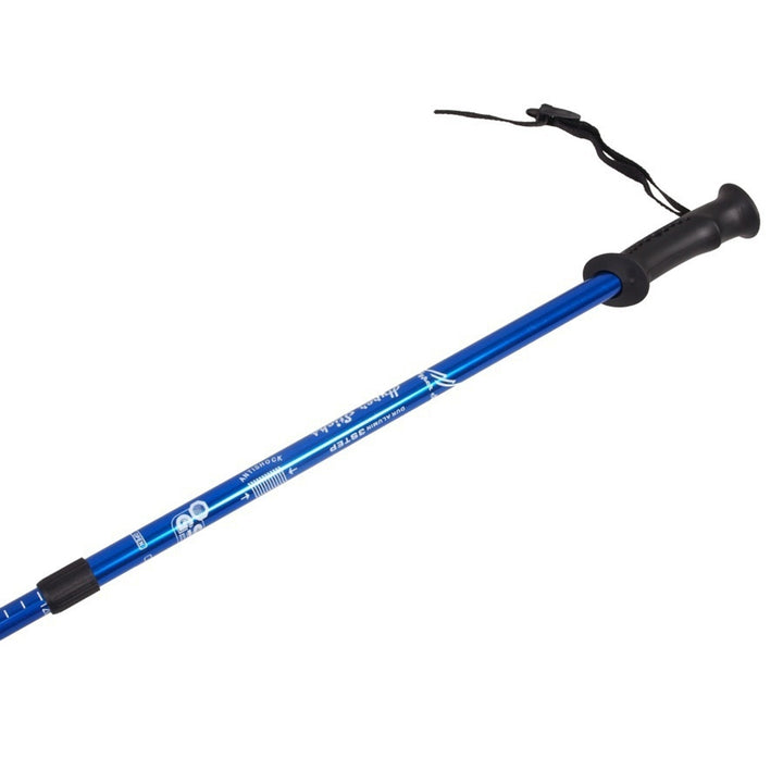 Bastoncini da nordic walking in alluminio telescopici da 65-135 cm, blu, 2 paia